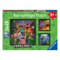 Ravensburger - Jigsaw puzzle Minecraft Biomes, 3x49pcs. 56217