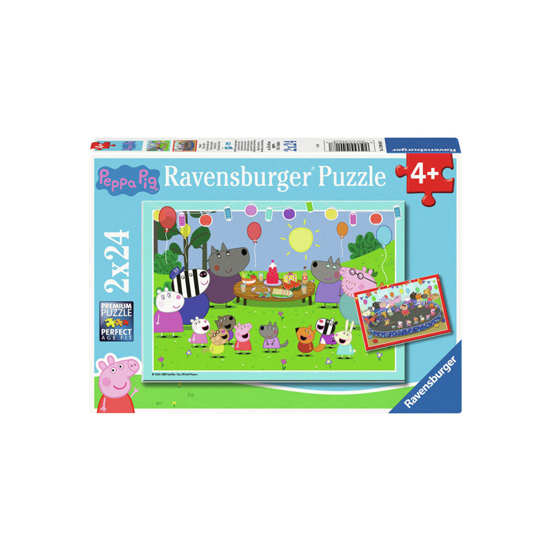 Ravensburger - Jigsaw puzzle Peppa Pig, 2x24pcs. 12004018 7