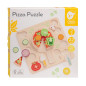 Classic World Wooden Shape Puzzle Pizza, 22 pcs. 40066