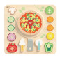 Classic World Wooden Shape Puzzle Pizza, 22 pcs. 40066