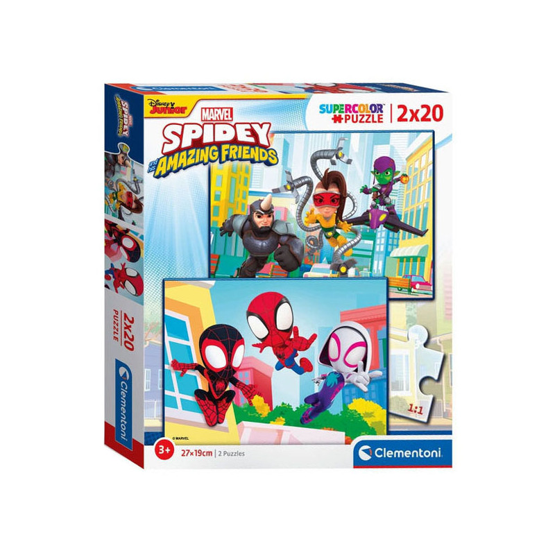 Clementoni Jigsaw Puzzle Super Color Spidey and His Amazing Frie 24794