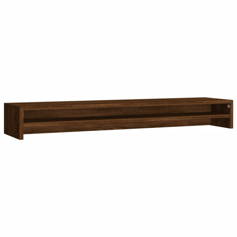 Support de moniteur Chêne marron 100x24x13 cm Bois d ingénierie