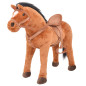 Jouet en peluche Cheval Marron