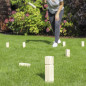 HI Ensemble de jeu de Kubb en bois d extérieur