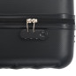 Valise rigide 3 pcs Noir ABS