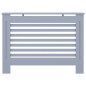 Cache radiateur anthracite 112x19x81,5 cm MDF