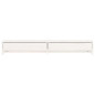 Support de moniteur Blanc 100x27x15 cm Bois de pin solide