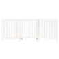 Cache radiateur Blanc 210x21x85 cm Bois massif de pin