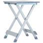 Tabouret de camping Aluminium 28x26x39 cm