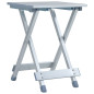 Tabouret de camping Aluminium 28x26x39 cm