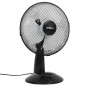 Ventilateur de table 3 vitesses 30 cm 40 W Noir