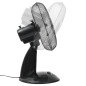 Ventilateur de table 3 vitesses 30 cm 40 W Noir