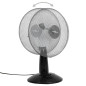 Ventilateur de table 3 vitesses 30 cm 40 W Noir