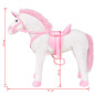 Jouet en peluche Licorne Blanc et rose XXL