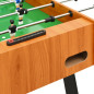 Table de football pliante 121 x 61 x 80 cm Marron clair