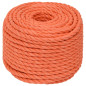 Corde de travail Orange 16 mm 25 m Polypropylène