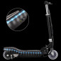 Trottinette électrique avec LED 120 W Noir