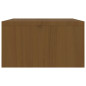 Support de moniteur Marron miel 100x27x15 cm Bois de pin solide