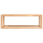 Porte serviette 60x20x20 cm Bois massif de noyer