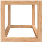 Porte serviette 60x20x20 cm Bois massif de noyer