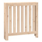 Cache radiateur 79,5x19x84 cm Bois massif de pin