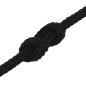 Corde de travail Noir 2 mm 25 m Polyester