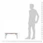 Table pliable de camping Marron Aluminium 60x40 cm