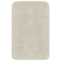 Jeu de tapis de salle de bain 3 pcs Tissu Blanc