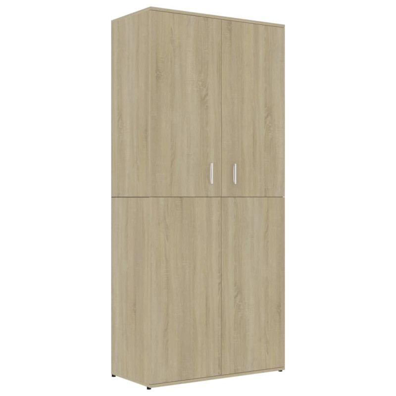 Armoire à chaussures Chêne sonoma 80x39x178cm Bois d ingénierie