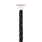 Corde de travail Noir 8 mm 25 m polypropylène