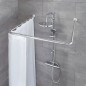 Kleine Wolke Tringle de rideau de douche universelle 3 tailles Chrome