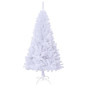 Arbre de Noël artificiel avec branches épaisses blanc 150cm PVC