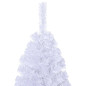 Arbre de Noël artificiel avec branches épaisses blanc 150cm PVC