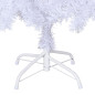 Arbre de Noël artificiel avec branches épaisses blanc 150cm PVC