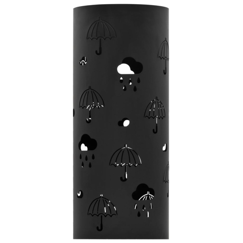 Porte parapluie Design Parapluies Acier Noir 