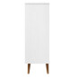 Armoire à chaussures MOLDE Blanc 59,5x35x103 cm Bois de pin