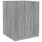 Armoire pour machine à laver Sonoma gris Bois d ingénierie