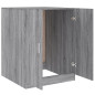 Armoire pour machine à laver Sonoma gris Bois d ingénierie