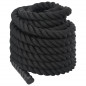 Corde de combat noir 12 m 9 kg polyester