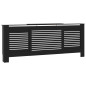 Cache radiateur MDF Noir 205 cm