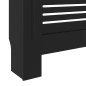 Cache radiateur MDF Noir 205 cm