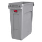 Rubbermaid Poubelle Slim Jim 60 L Gris