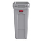 Rubbermaid Poubelle Slim Jim 60 L Gris