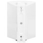 Haut parleurs stéréo muraux 2pcs blanc intérieur extérieur 100W