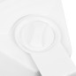 Haut parleurs stéréo muraux 2pcs blanc intérieur extérieur 100W