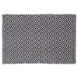 Sealskin Tapis de bain Trellis Coton 60x90 cm Noir et blanc