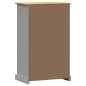 Armoire à chaussures VIGO 60x35x96 cm gris bois massif de pin