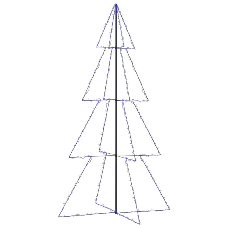 Arbre de Noël cône 360 LED d intérieur d extérieur 143x250 cm