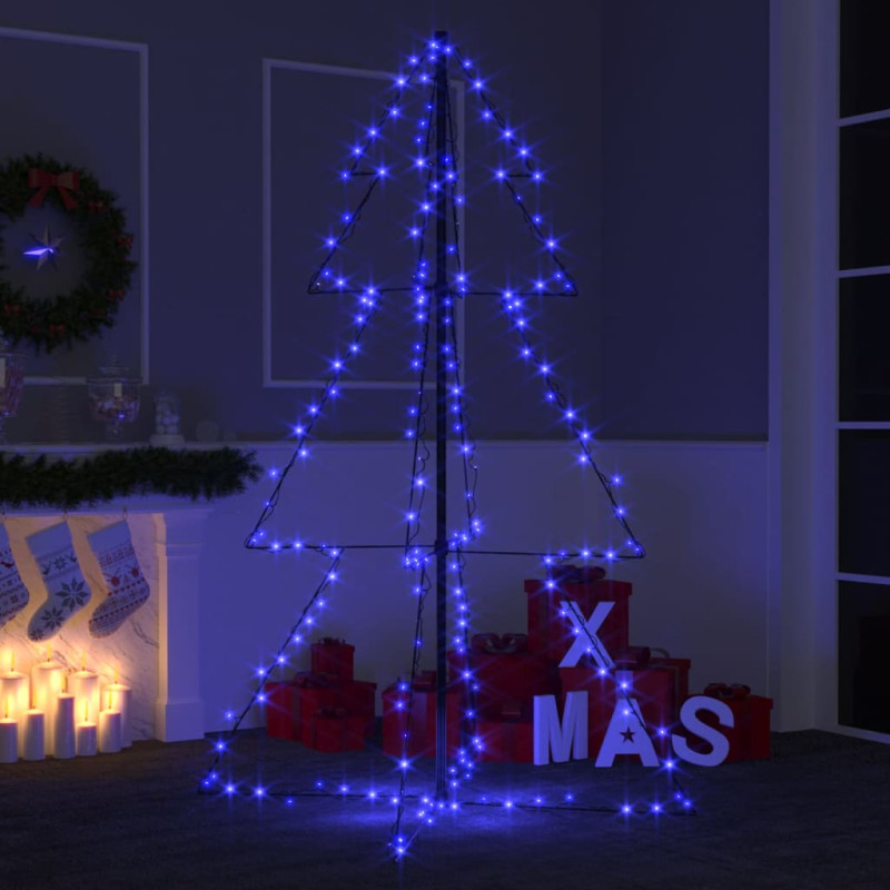 Arbre de Noël cône 200 LED d intérieur d extérieur 98x150 cm