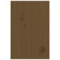 Support de moniteur Marron miel 81x20x30 cm Bois de pin solide